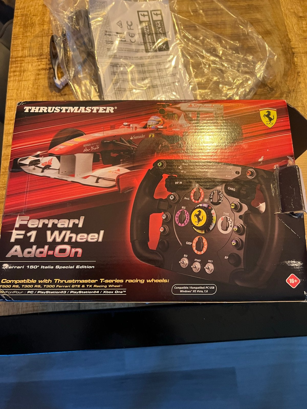 Thrustmaster Ferrari F1 Wheel Add-On, Racestuur, Ophalen of Verzenden, Zo goed als nieuw, Thrustmaster