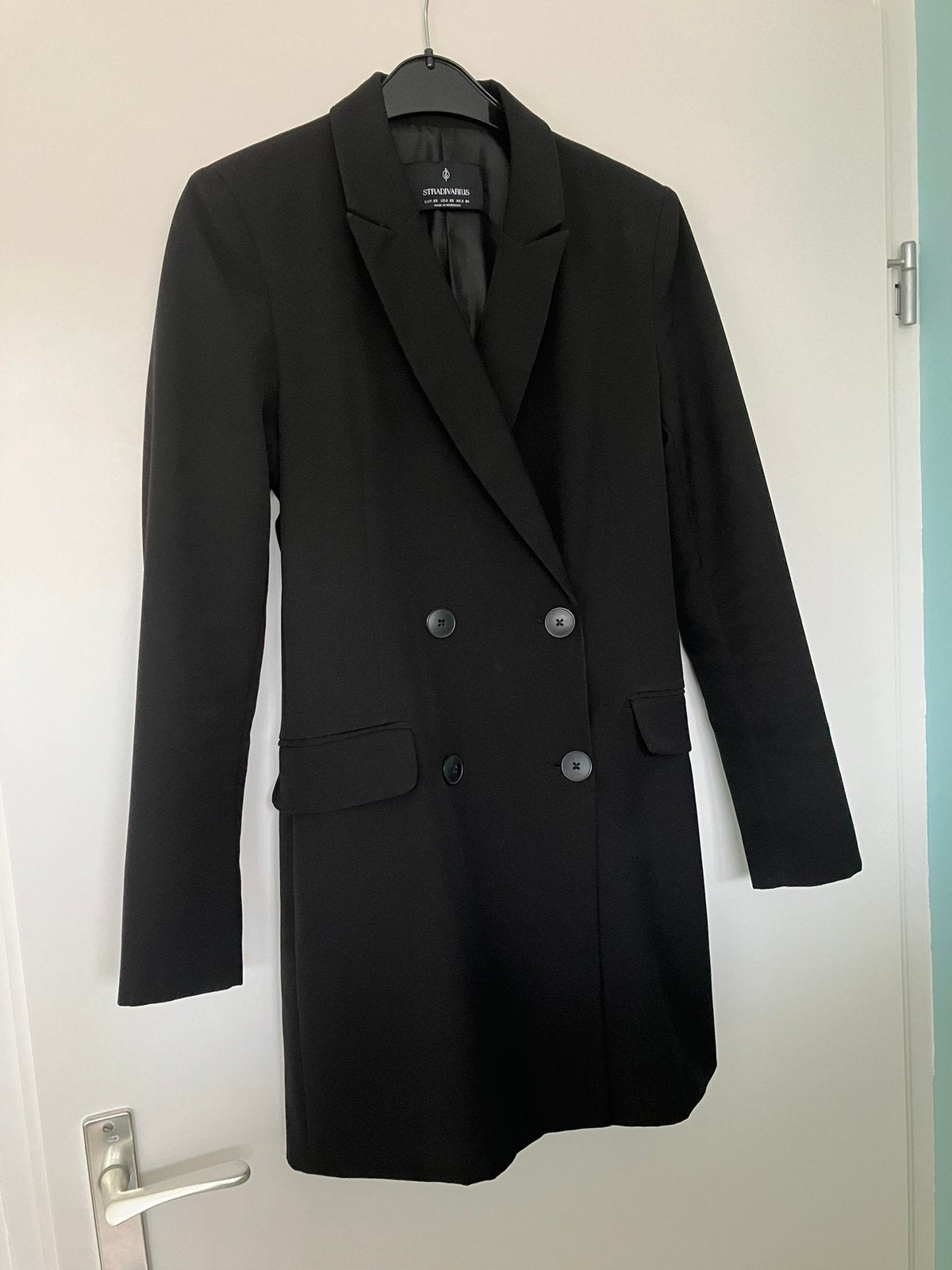 Jas zwart Stradivarius maat xs, Ophalen of Verzenden, Zo goed als nieuw, Maat 34 (XS) of kleiner, Zwart