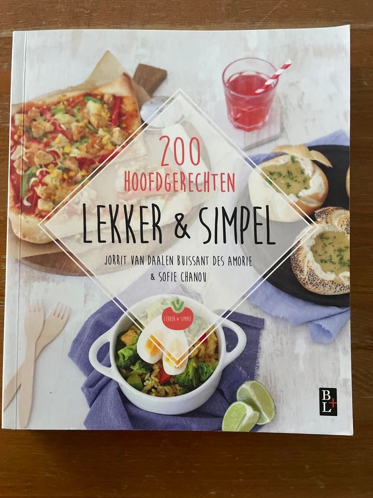 Lekker & Simpel Kookboek-200 hoofdgerechten, Boeken, Kookboeken, Ophalen, Gelezen, Hoofdgerechten