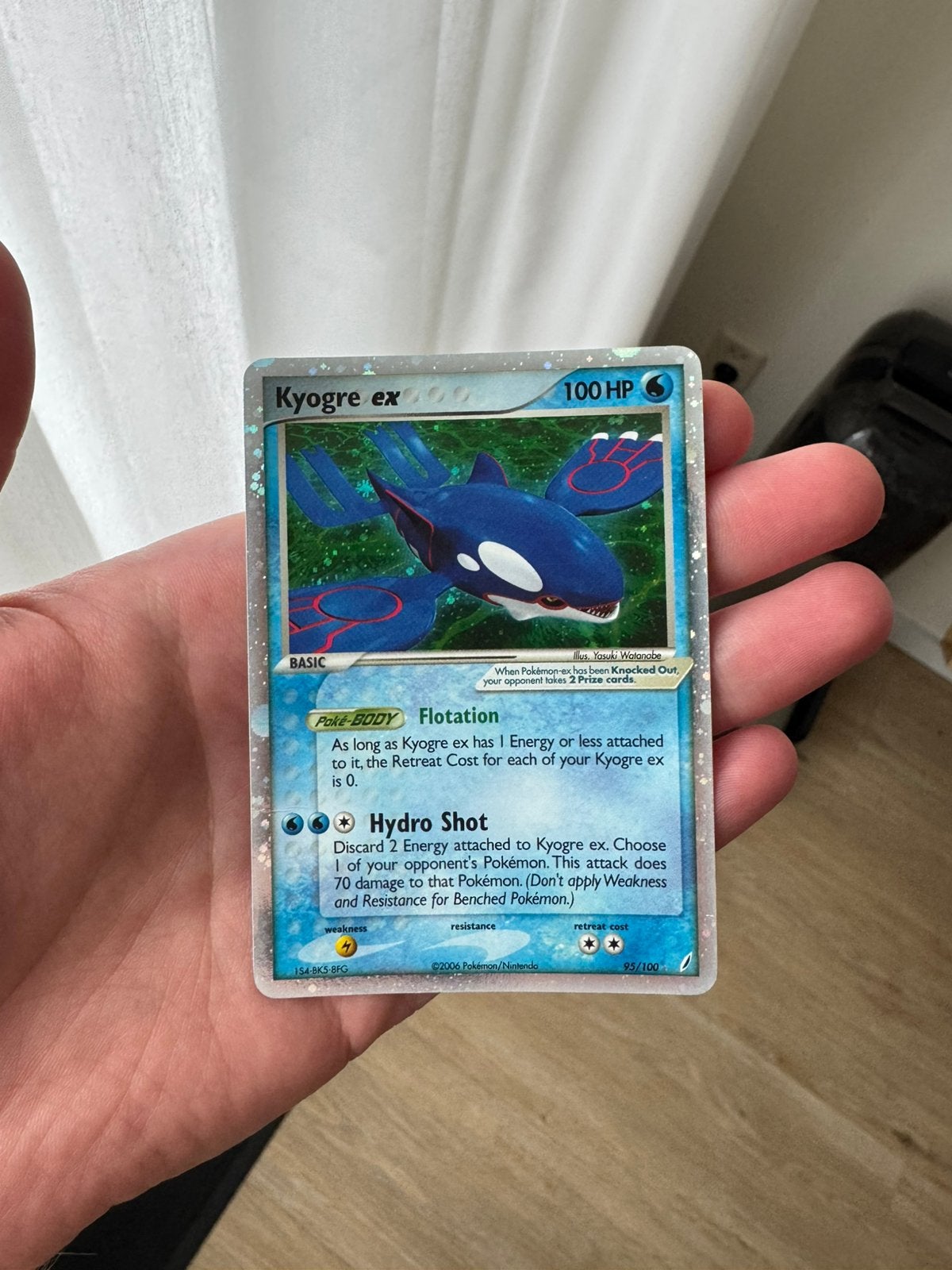 Kyogre EX, Ophalen, Gebruikt, Losse kaart