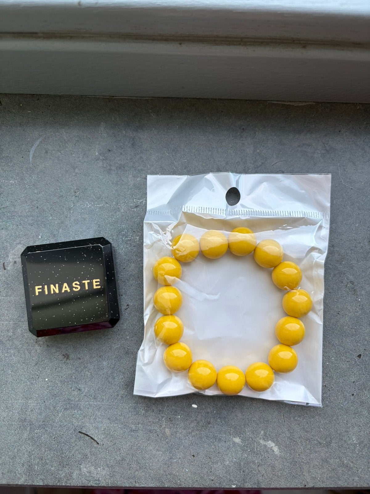 Nieuwe kralen armband Finaste geel, Overige materialen, Geel, Nieuw, Ophalen of Verzenden