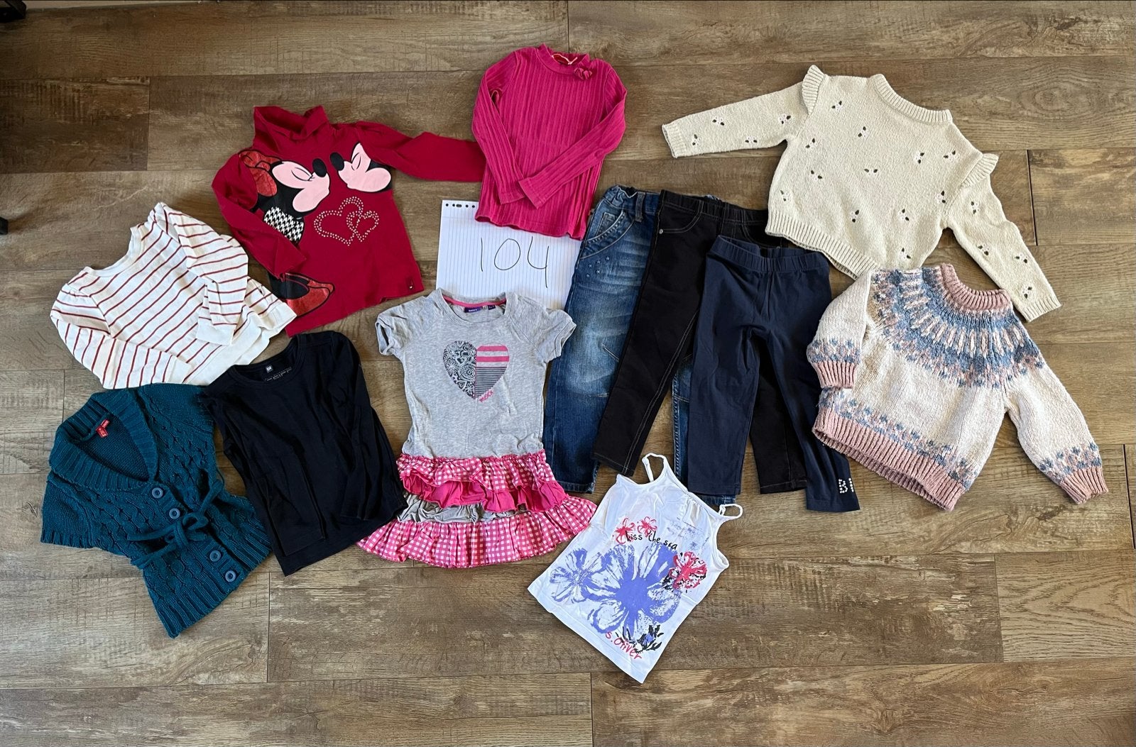 Kledingpakket meisjes maat 104 - diverse items, Kinderen en Baby's, Ophalen of Verzenden, Gebruikt, Meisje, Broek