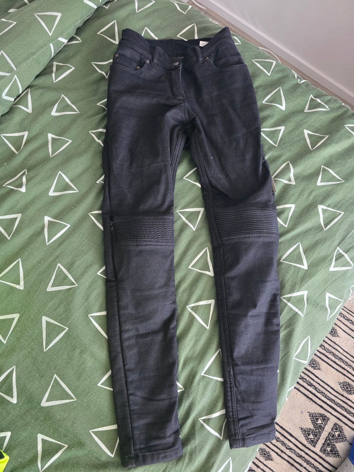 Restyle dames motorlegging met heup- en kniebescherming, Ophalen of Verzenden, Tweedehands, Dames, Broek | textiel