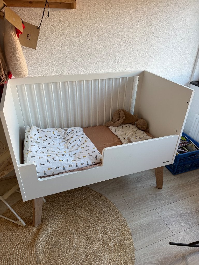 Kidsmill Sixties kinderkamer – wit/eiken – complete set, Ophalen, Zo goed als nieuw, Jongetje of Meisje