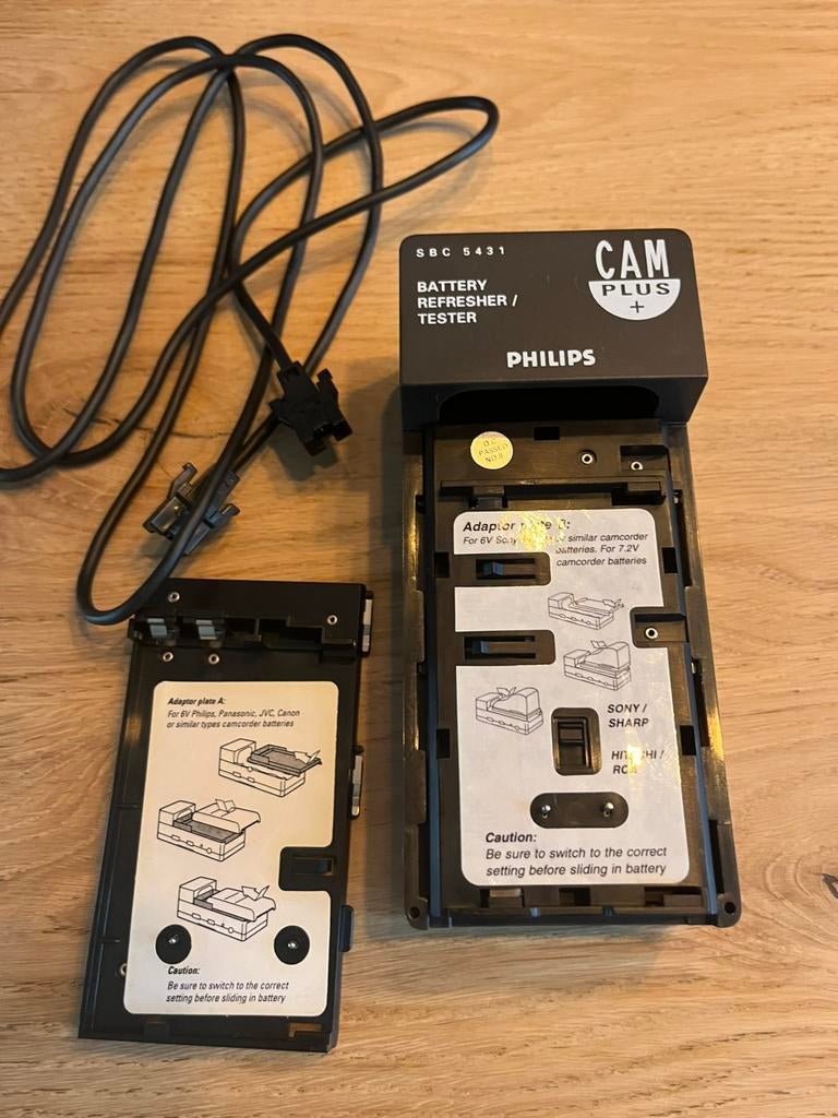 Video battery tester  philips, Ophalen of Verzenden, Zo goed als nieuw