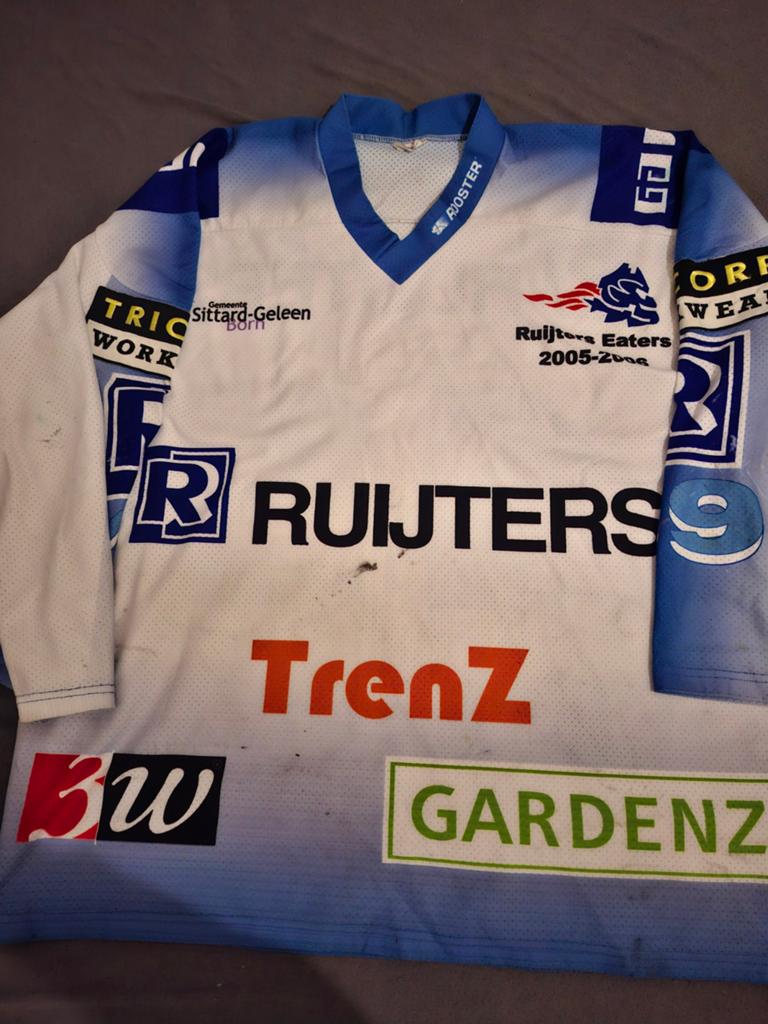 Game Worn IJshockey Shirt Ruijters Eaters Geleen 2005-2006, Sport en Fitness, IJshockey, Ophalen of Verzenden, Kleding