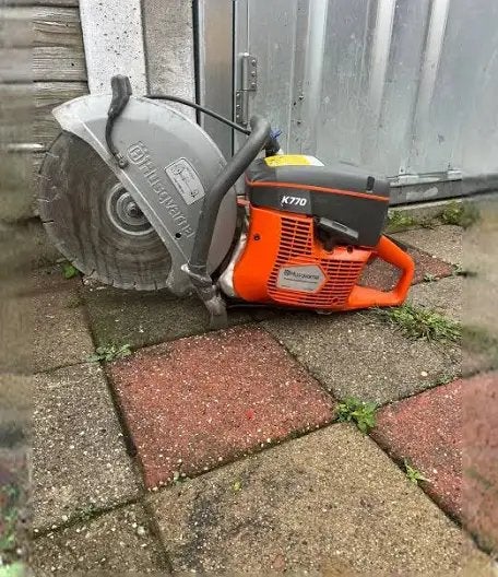 Tekoop banden zaag, Ophalen, 70 mm of meer, Kettingzaag, Zo goed als nieuw