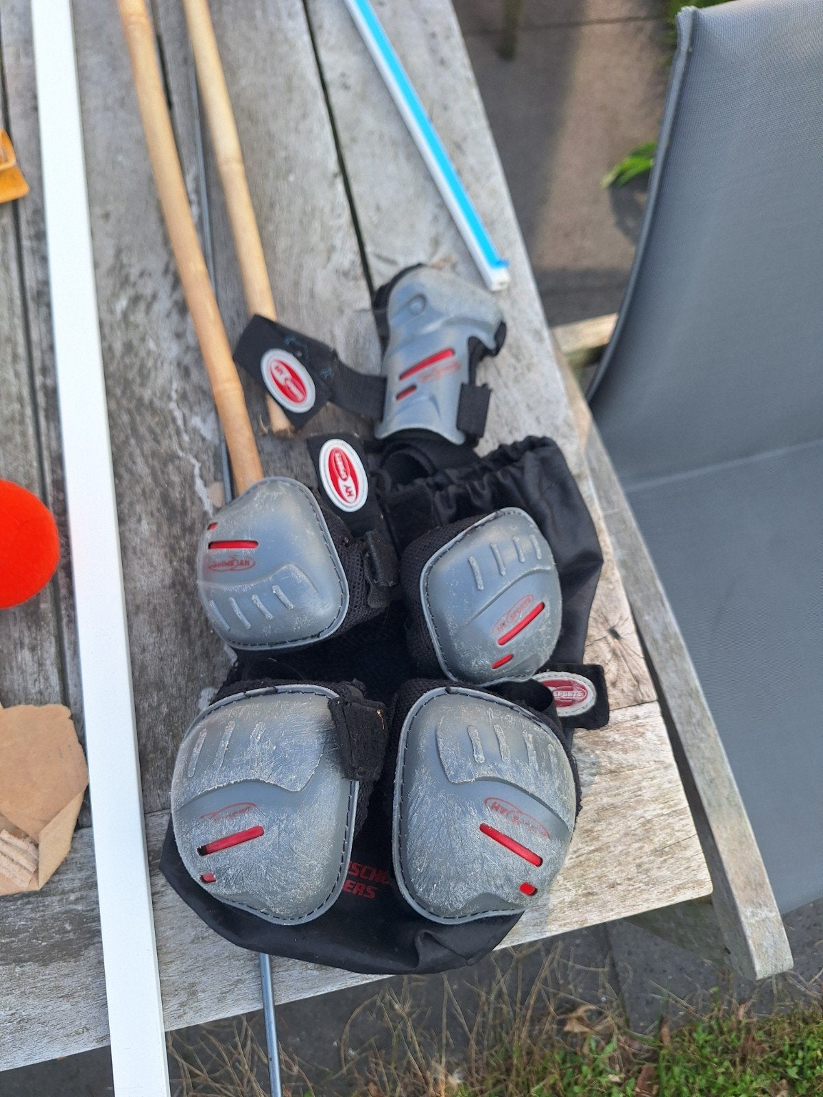 HY SPORTS Biomechanische Beschermers Set, Ophalen of Verzenden, Gebruikt