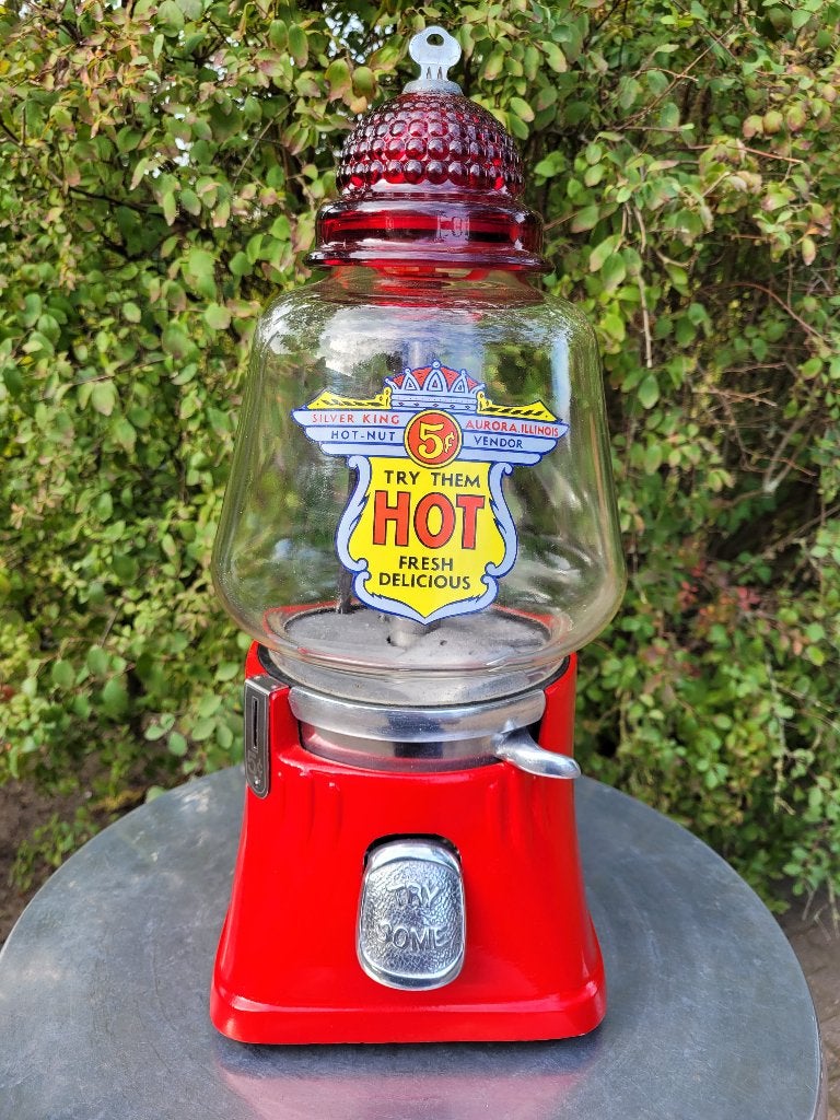 Silver King pinda automaat met lamp fifties sixties vintage, Ophalen, Gebruikt