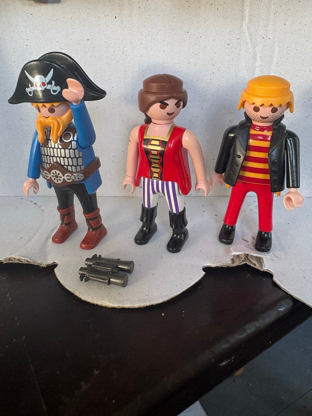 Playmobil Piraten en Avonturiers Set - 3 Figuren, Kinderen en Baby's, Ophalen of Verzenden, Gebruikt, Jongen of Meisje