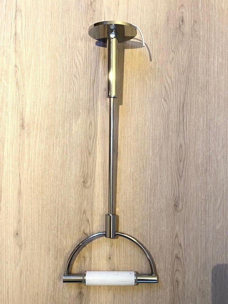Design Plafondlamp Cini & Nils Gradi in het chroom, Zilver, Gebruikt, Hanglamp, Ophalen of Verzenden