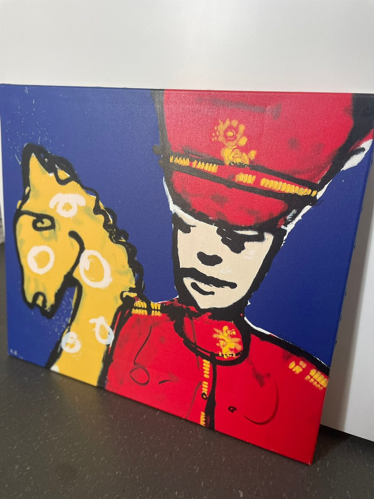 Herman Brood Zeefdruk op linnen 'Abeltje' ‘Huzaartje' (E.A.), Ophalen