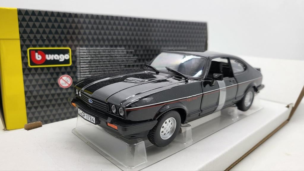 Ford Capri MK III 2.8 Injection 1982 Zwart, Ophalen of Verzenden, Nieuw, Bburago