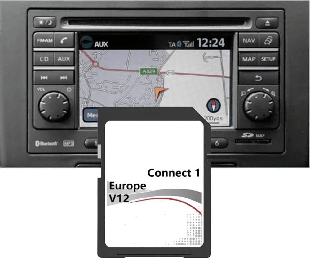Nissan connect 1 EU V12 sd Update kaart Qashqai juke ed  ✅, Computers en Software, Navigatiesoftware, Verzenden, Heel Europa, Update