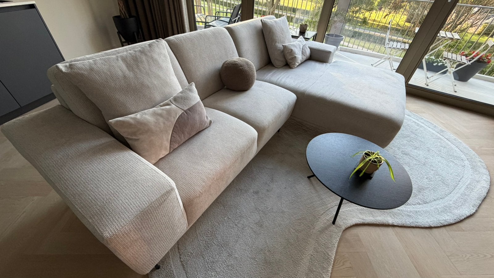 Zitmaxx Loungebank Daniek 2-zits - Longchair met garantie!, Huis en Inrichting, Banken | Bankstellen, Ophalen, 250 tot 300 cm