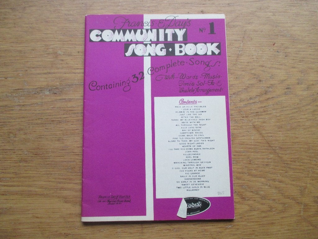 Community song-book, Ophalen of Verzenden, Gebruikt, Artiest of Componist, Populair