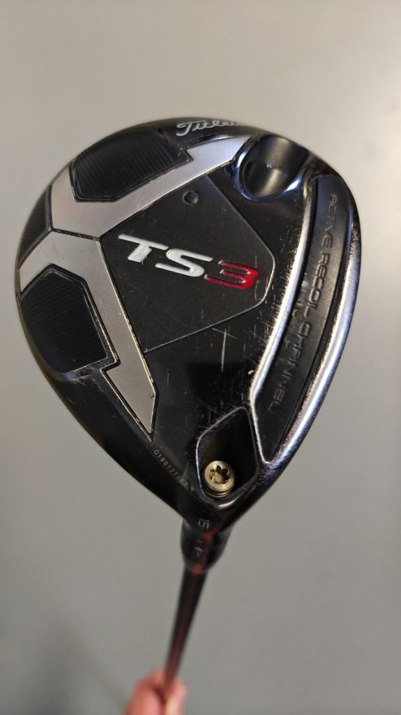 Titleist TS3 fairwaywood no.3 rechtshandig regular flex, Sport en Fitness, Golf, Overige merken, Gebruikt, Onbekend, Ophalen of Verzenden