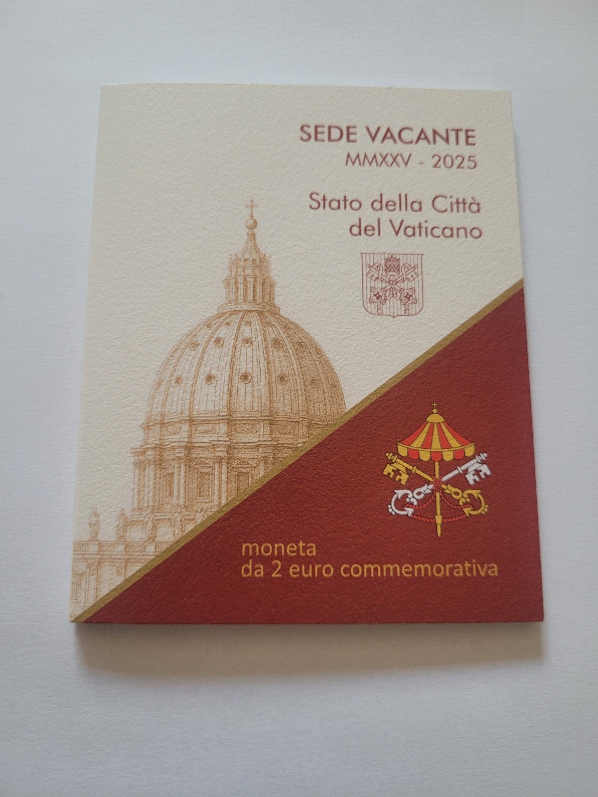 Vaticaanstad 2 euro 2025 Sede Vacante, Verzenden, Vaticaanstad, 2 euro, Losse munt