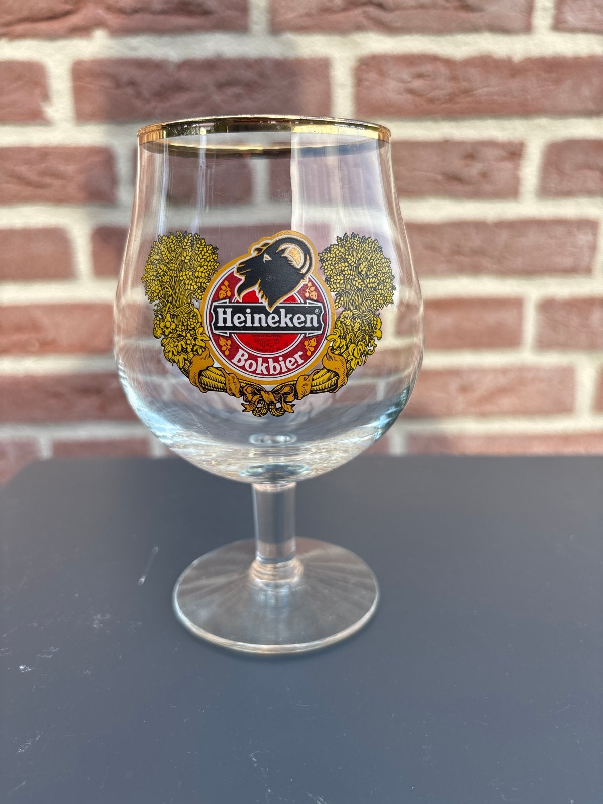 Heineken Bokbier glas nieuw, Ophalen of Verzenden, Zo goed als nieuw, Bierglas
