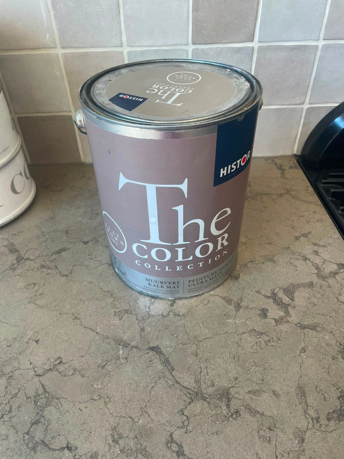 Histor the color verf bruin, Doe-het-zelf en Verbouw, Verf, Beits en Lak, Ophalen, Nieuw, Bruin, Verf