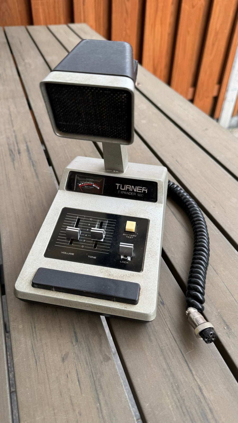 Turner Expander 500 Microfoon - Vintage CB Radio, Telecommunicatie, Ophalen of Verzenden, Gebruikt