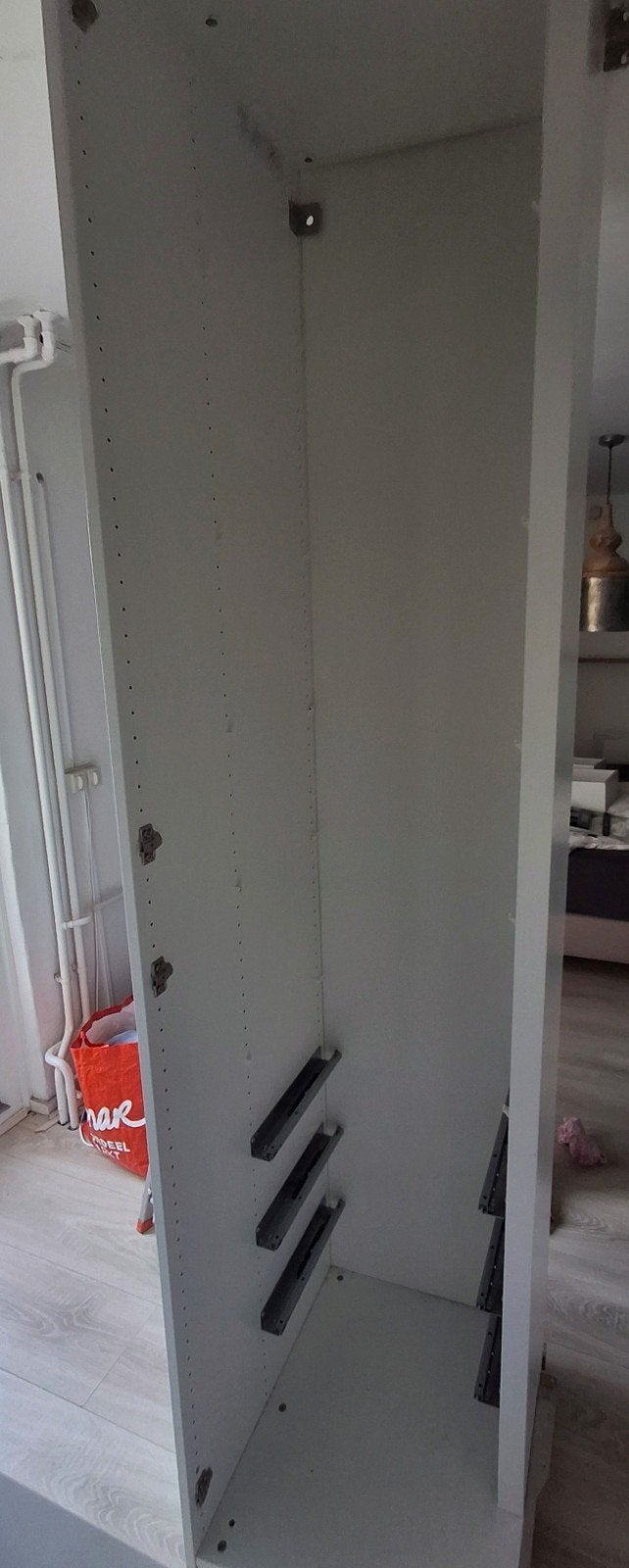 IKEA PAX Hoekelement Wit (236 cm hoog) incl. 4 planken. Net, Ophalen, Met plank(en), 200 cm of meer, 50 tot 100 cm
