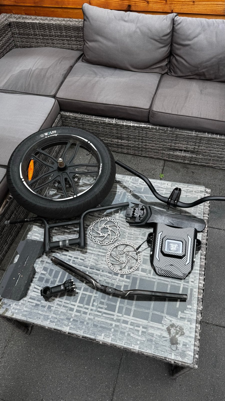 Fatbike/gt2000 onderdelen, Fietsen en Brommers, Gebruikt, Overige materialen, Overige typen, Ophalen