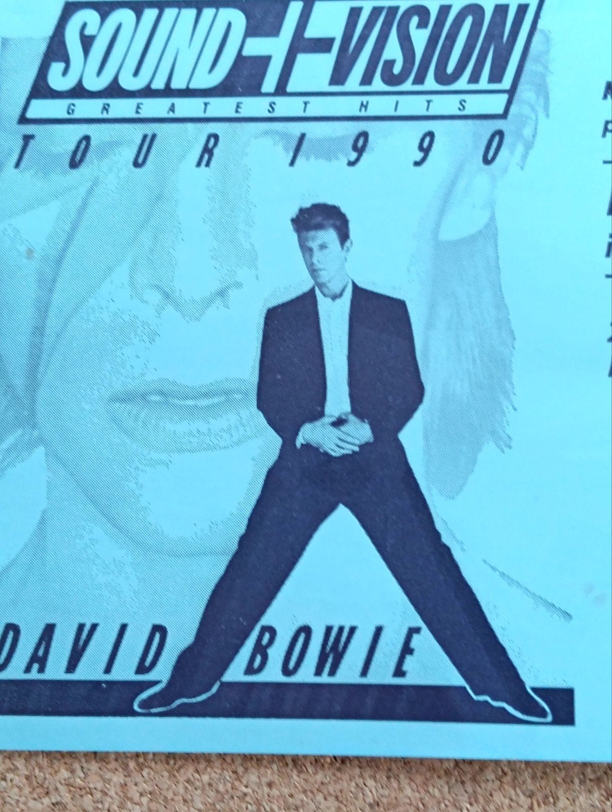 Entreekaartje concert van DAVID BOWIE in augustus 1990, Tickets en Kaartjes, Eén persoon, Augustus