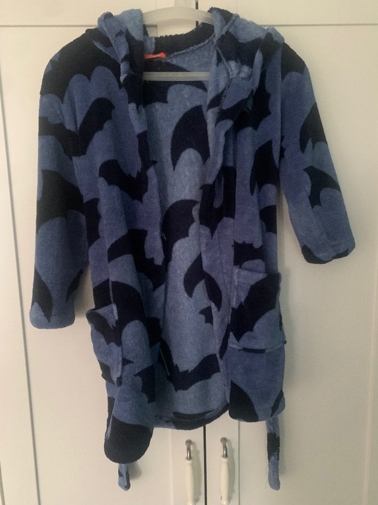 Badjas HEMA maat 110/116, vleesmuizen, Kinderen en Baby's, Nacht- of Onderkleding, Gebruikt, Jongen of Meisje, Ophalen of Verzenden