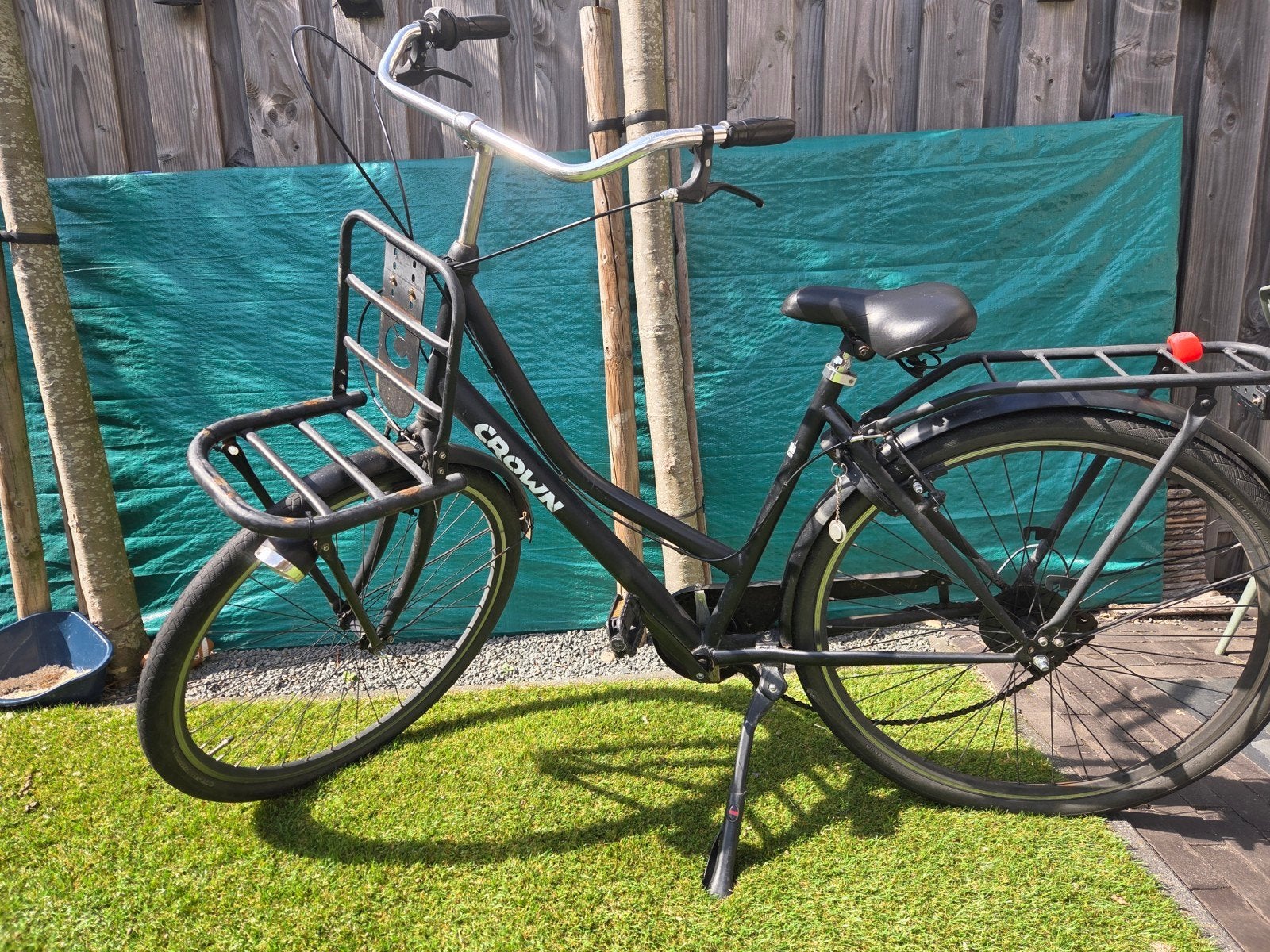 Crown transportfiets 26 inch, Fietsen en Brommers, Ophalen, Gebruikt, Versnellingen, Crown
