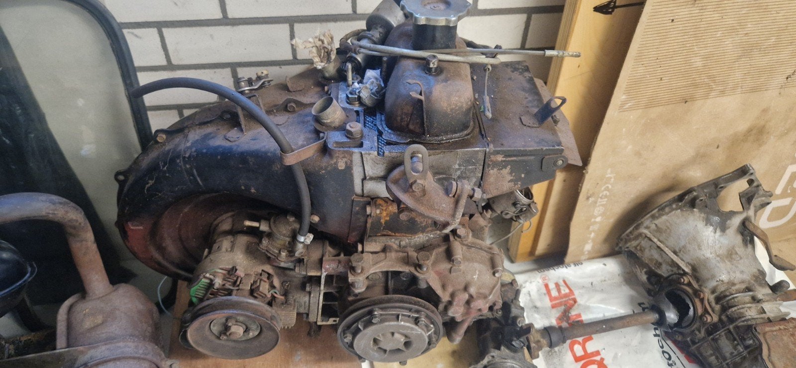 Fiat 500 oldtimer  650 cc motor met Duitse motor beplating,, Ophalen, Fiat