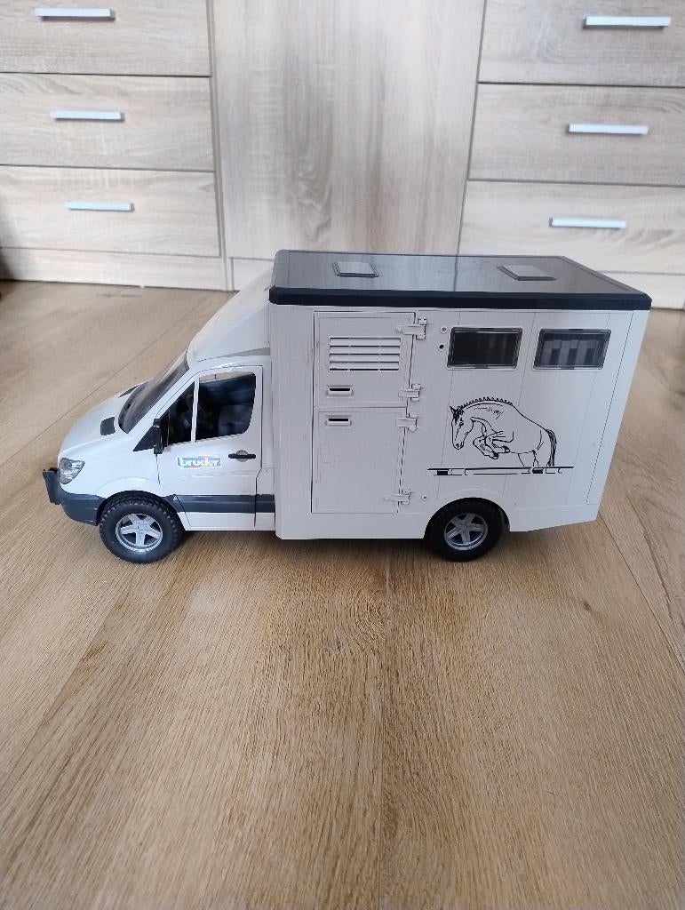Paardentrailer voor Schleich, Ophalen, Zo goed als nieuw