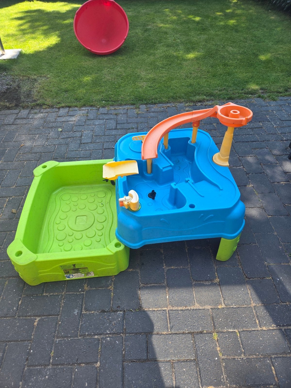 Watertafel met badje - In elkaar te schuiven, Ophalen, Gebruikt