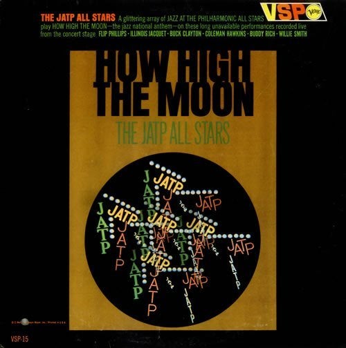 LP The JATP All Stars - How high the moon, Ophalen, LP, Gebruikt, 12 inch