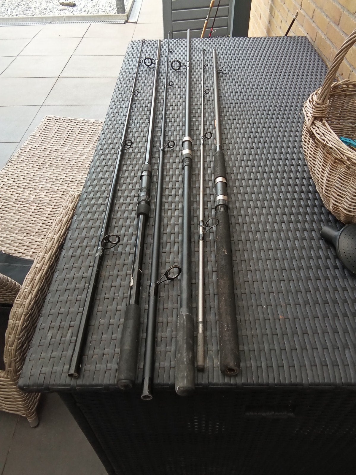 3 karper hengel s 30 euro, Ophalen, Gebruikt, Werphengel