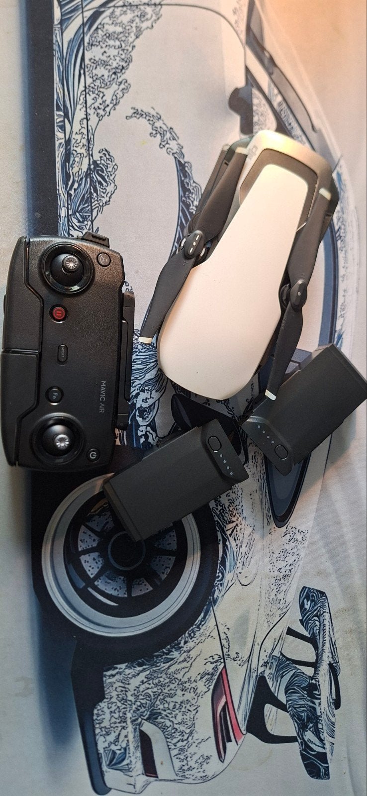 DJI Mavic Air Fly More Combo (Arctic White) – Complete 4K Dr, 30 tot 45 minuten, Cameradrone, Ophalen of Verzenden, Zo goed als nieuw
