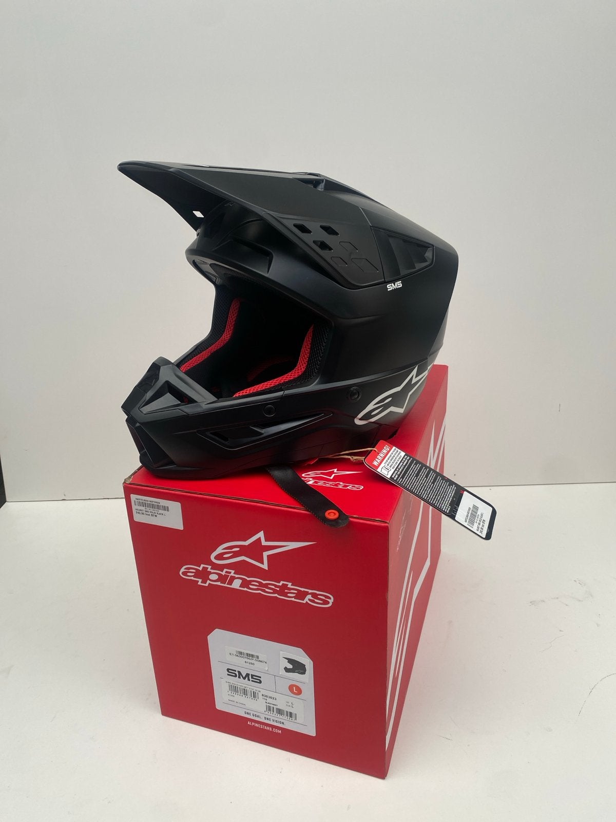 Alpinestars SM5 Solid Helm - Maat L - Nieuw in doos, Nieuw met kaartje, Info@hartelman.nl, Ophalen of Verzenden, Alpinestars