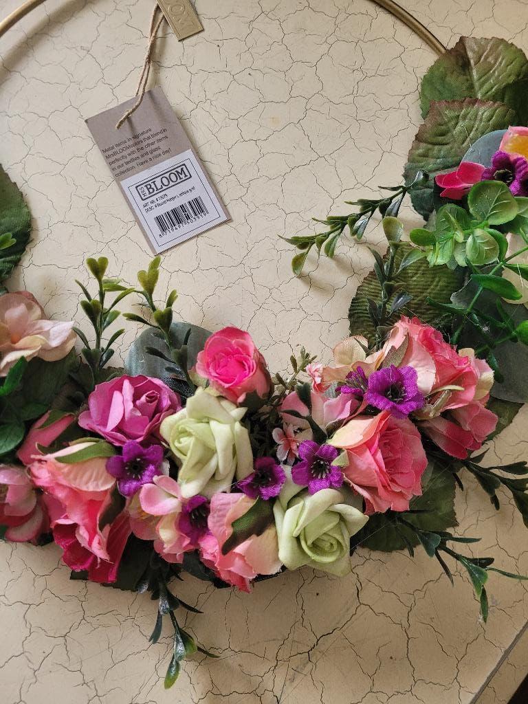 Nieuwe bloemenkrans kunst bloemen, Huis en Inrichting, Woonaccessoires | Kransen, Heikant 21 Kaatsheuvel, Belle Vieille Brocante
