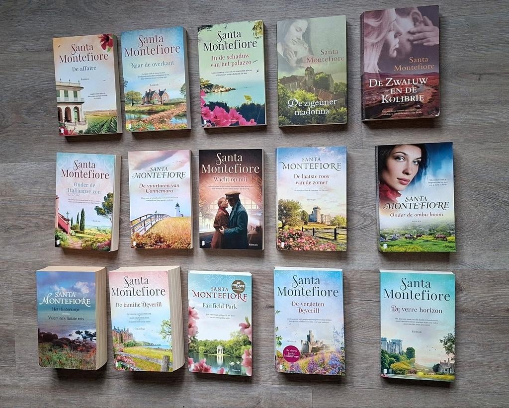 Santa Montefiore Boekenpakket - 11 Nieuwe & Gelezen Romans, Ophalen of Verzenden, Gelezen, Santa Montefiore, Nederland