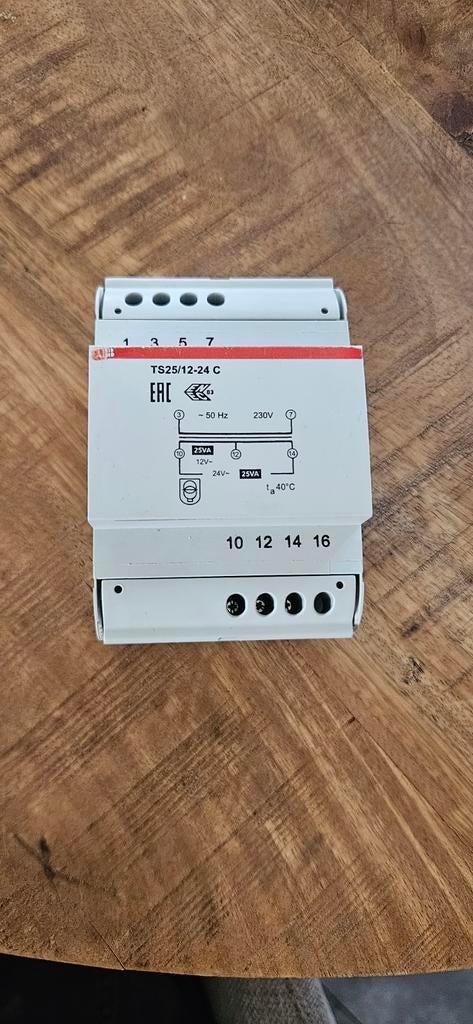 ABB Beltrafo voor videodeurbel 25VA Ring, eufy, heu deurbel, Ophalen of Verzenden, Nieuw, Overige typen