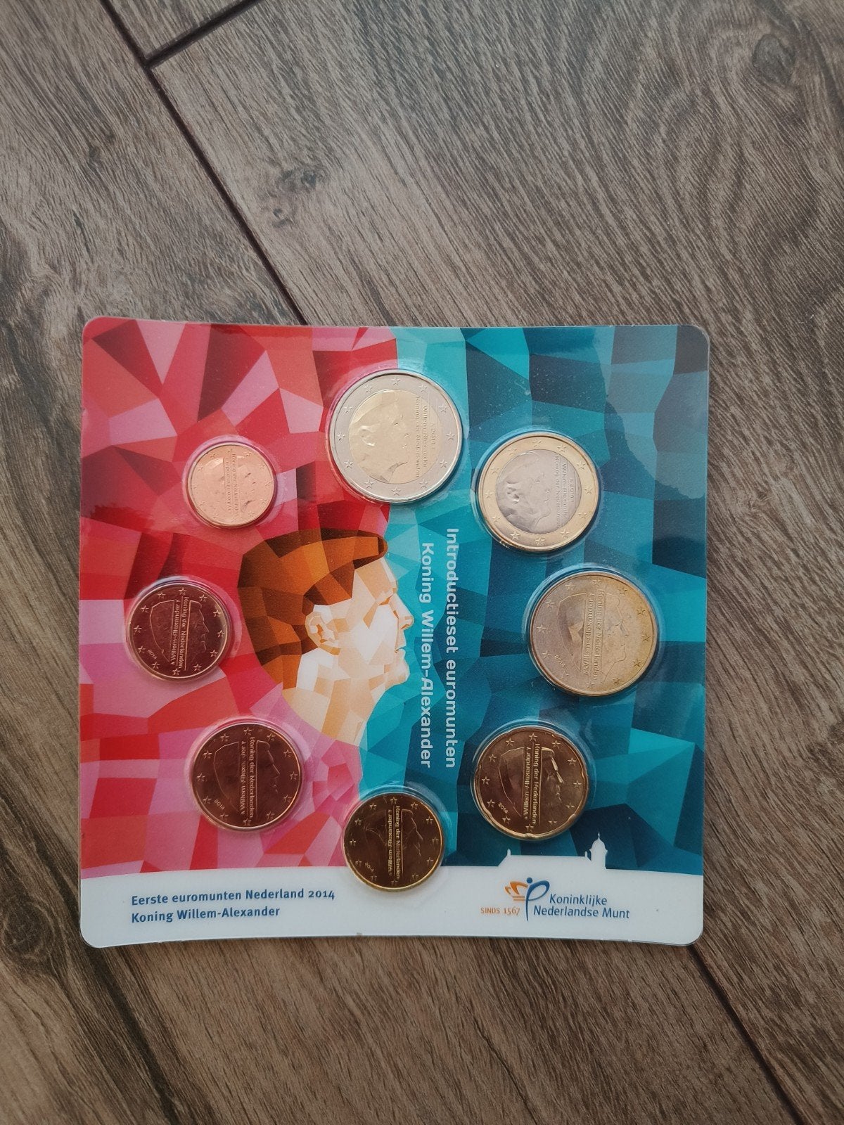 Introductieset euromunten Nederland 2014 Koning Willem A, Ophalen of Verzenden, Overige landen, Overige waardes, Setje
