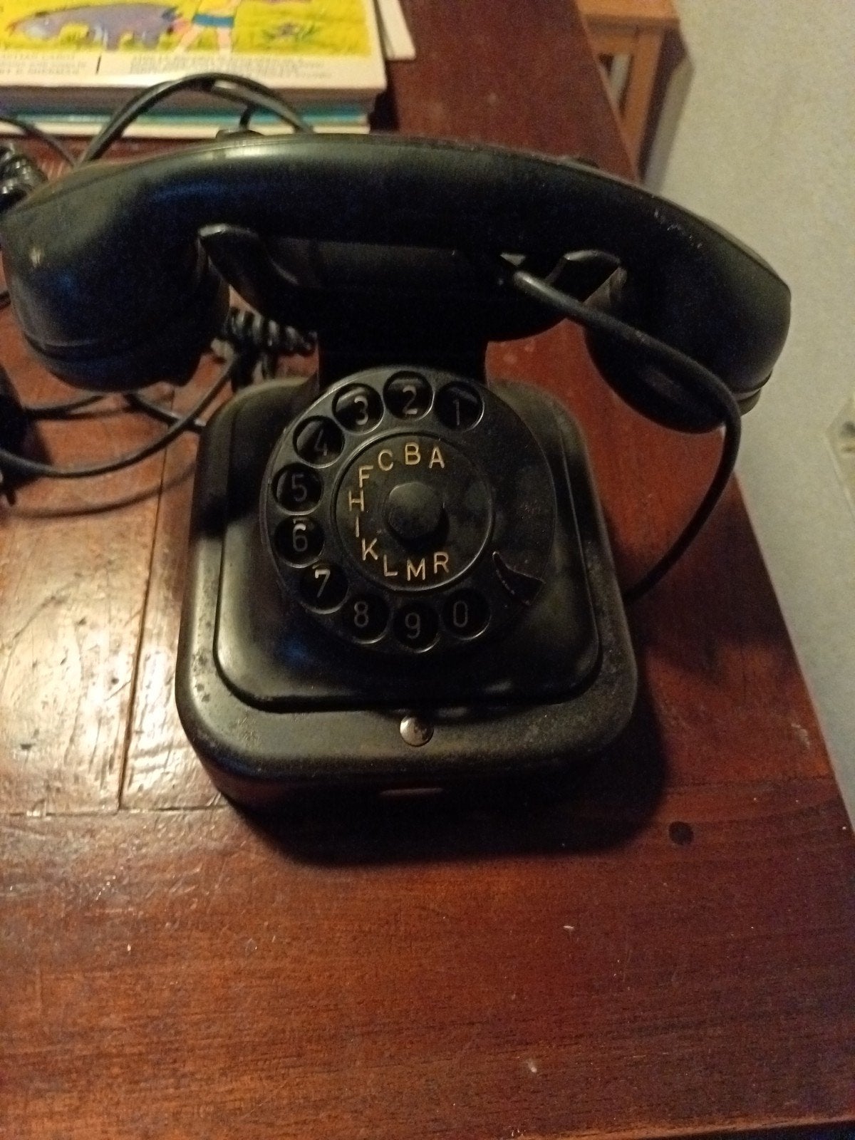 Vintage Bakelieten Telefoon met Draaischijf, Ophalen of Verzenden