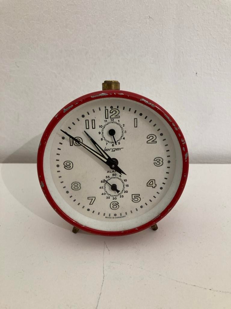 Vintage wekker, Ophalen of Verzenden, Gebruikt, Analoog