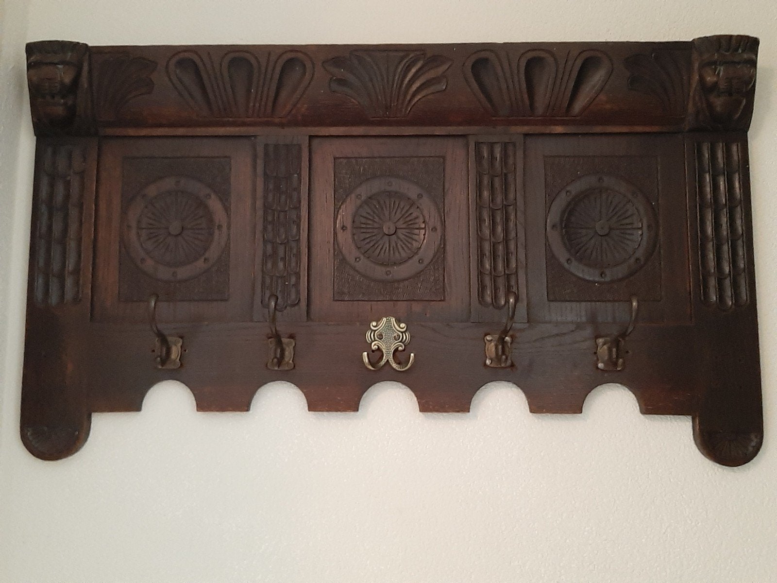 Kapstok voor aan muur., Huis en Inrichting, Woonaccessoires | Kapstokken, Gebruikt, Minder dan 100 cm, Hout, Ophalen