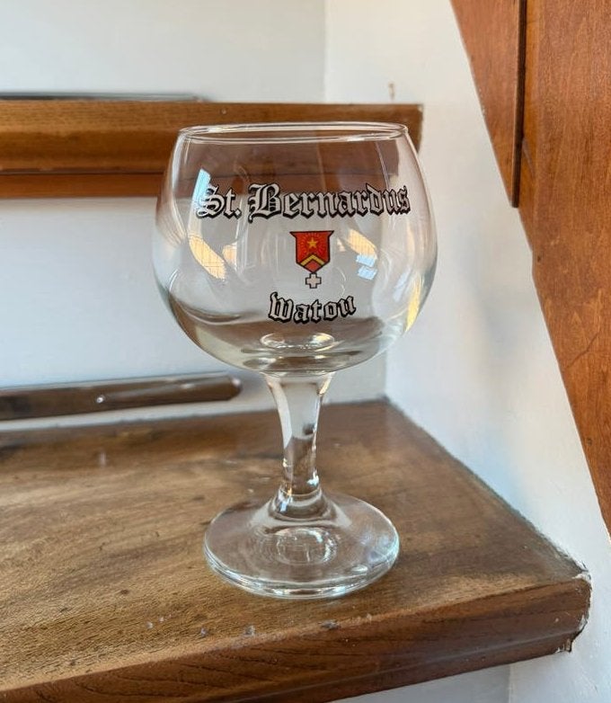 2x St. Bernardus watou bierglas 0,33L, Ophalen of Verzenden, Zo goed als nieuw, Glas of Glazen, Overige merken