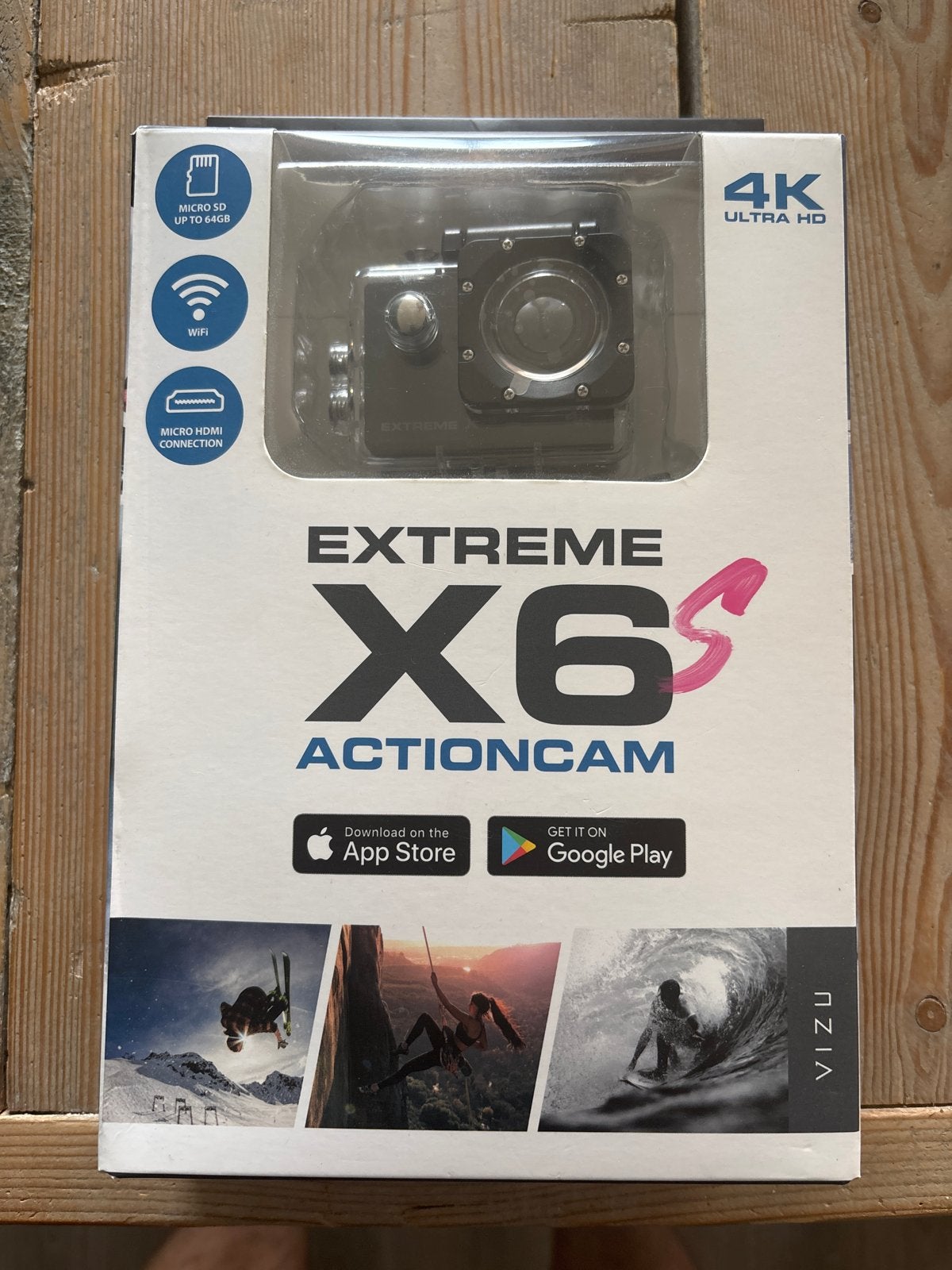 Extreme X6s 4K Ultra HD Actioncam - Nieuw in doos, Ophalen, Nieuw, Overige merken