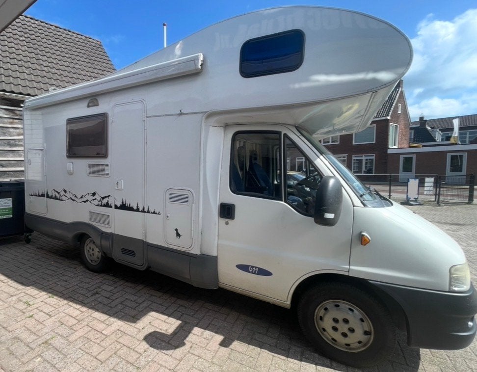 Camper Fiat Ducato Alkoof 6 persoons met zonnepanelen, Brandblusser, Standaard zit, Alkoof, Ringverwarming