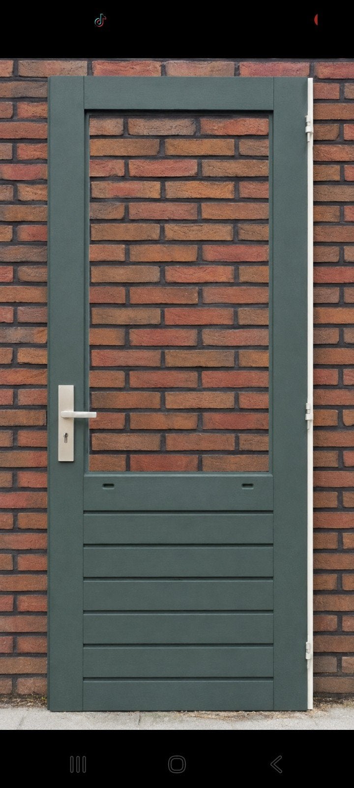 Gezocht buitendeur, Ophalen of Verzenden, Zo goed als nieuw, Buitendeur, 200 tot 215 cm