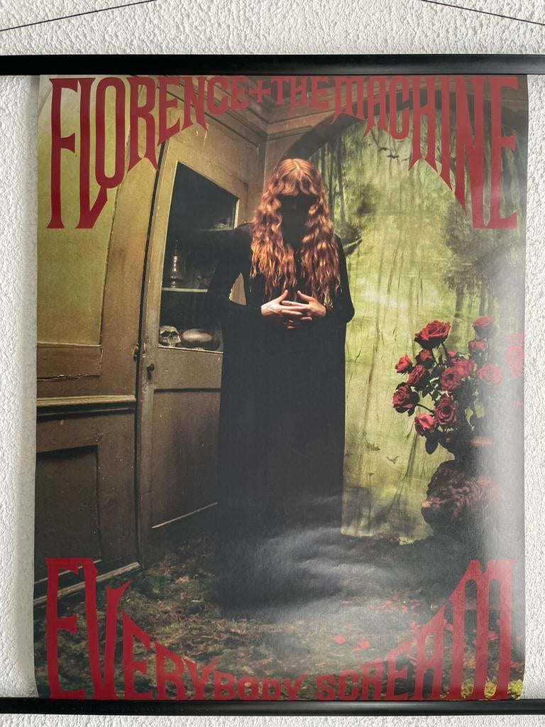 Poster ‘’ Florence + The Machine ‘’ 45,5x60,5cm, Ophalen of Verzenden, Zo goed als nieuw, Poster, Artwork of Schilderij
