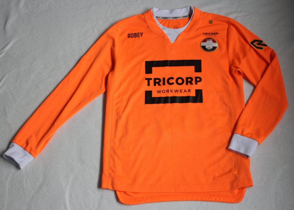 ROBEY Voetbalshirt oranje Willem - II maat 152 (piris), Maat XS of kleiner, Ophalen of Verzenden, Zo goed als nieuw, Shirt